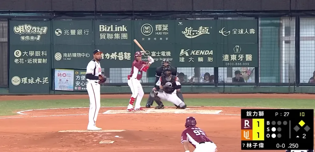 中職例行賽|統一獅3-2樂天桃猿逆轉勝 | 陳鏞基首度台東出賽 1 統一獅3-2樂天桃猿但過程互有勝負不斷領先又追平