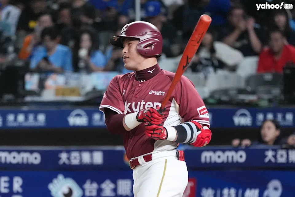中職例行賽|樂天桃猿3-2富邦悍將|林泓育延長賽2分砲 1 林泓育本季第四次獲得單場MVP